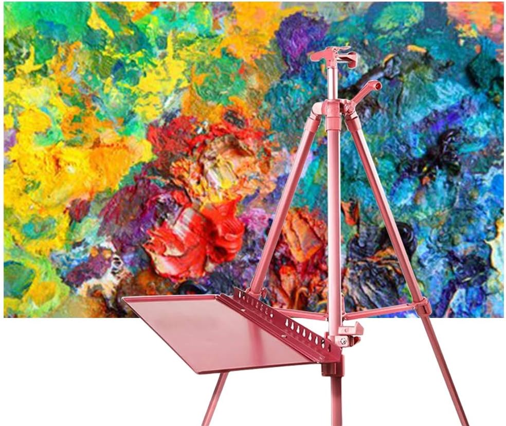 UHRLGHS Pink Display Easel for Art and Wedding Signs