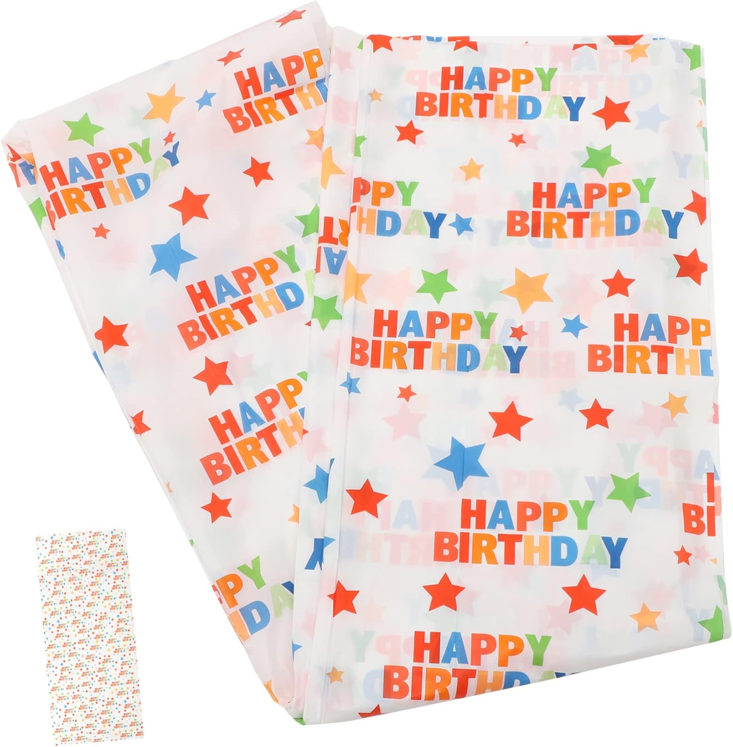Garneck Birthday Tablecloth Cartoon Design for Boys and Girls