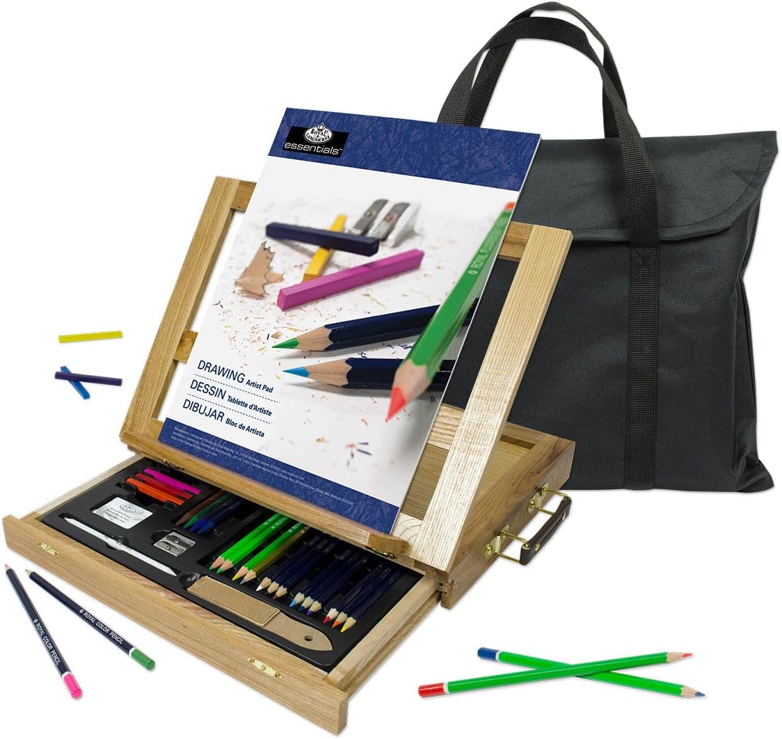 Royal Langnickel Easel Art Set with Storage Bag Blue