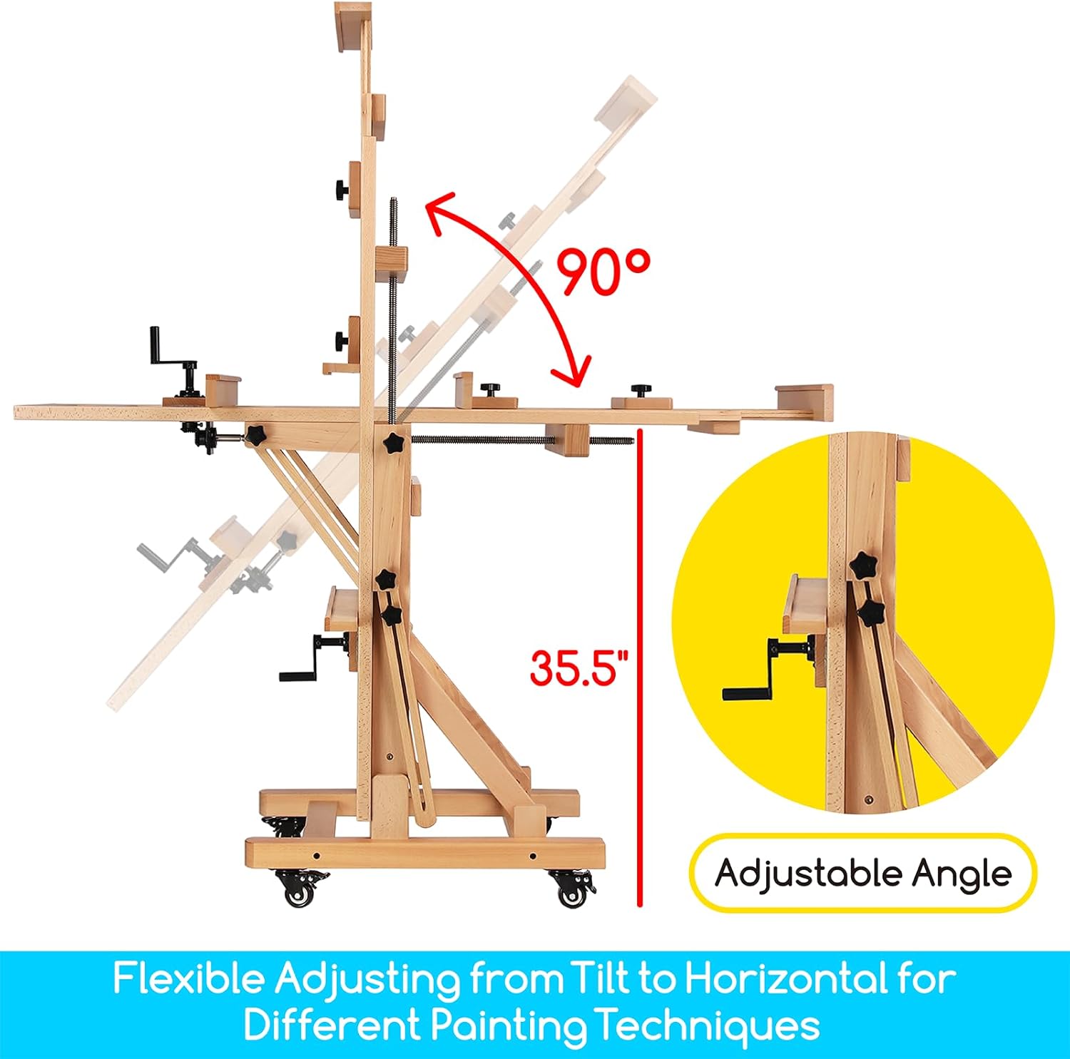 MEEDEN Extra-Large Professional Easel Stand