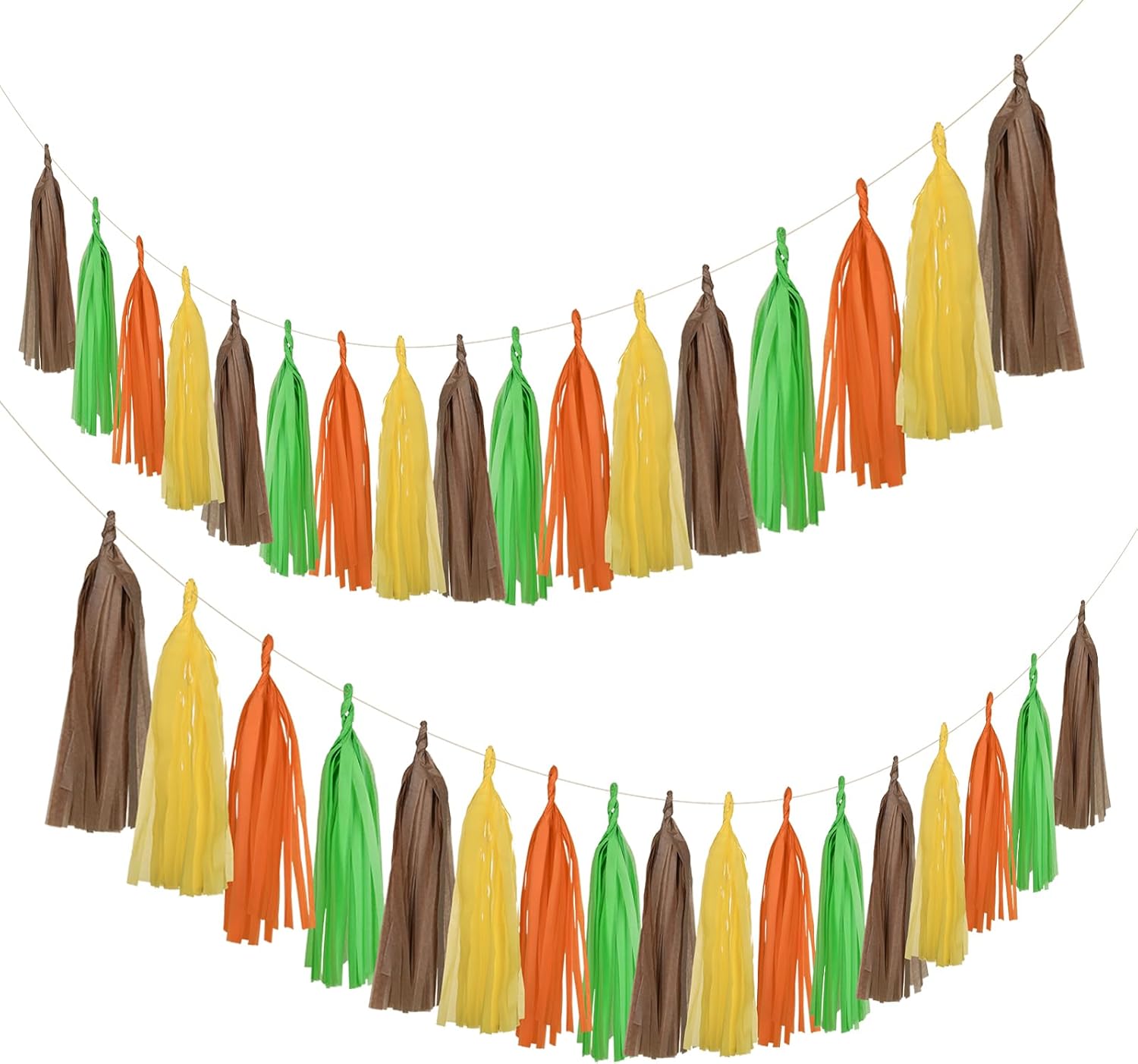 Guzon 20 Pack Tissue Paper Tassels Garland
