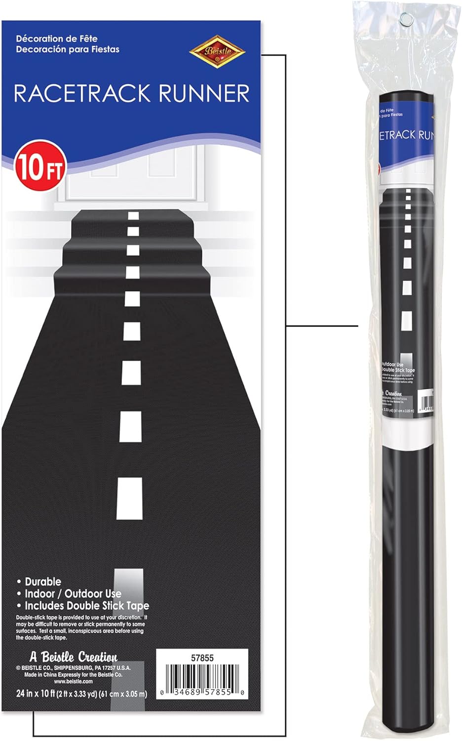 Beistle Racetrack Aisle Runner Party Accessory