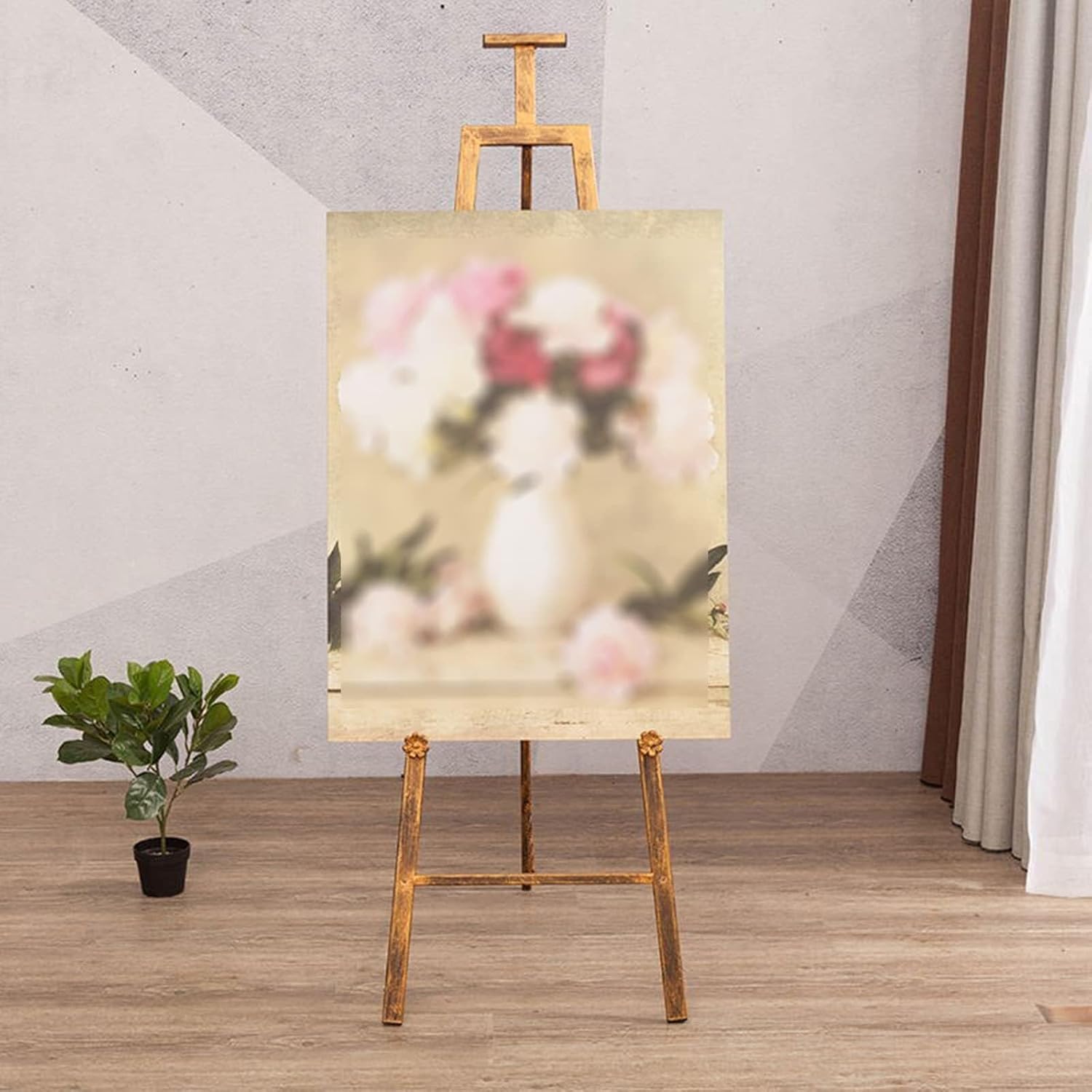 Sturdy Metal Folding Easel Stand Portable 150cm Display Easel