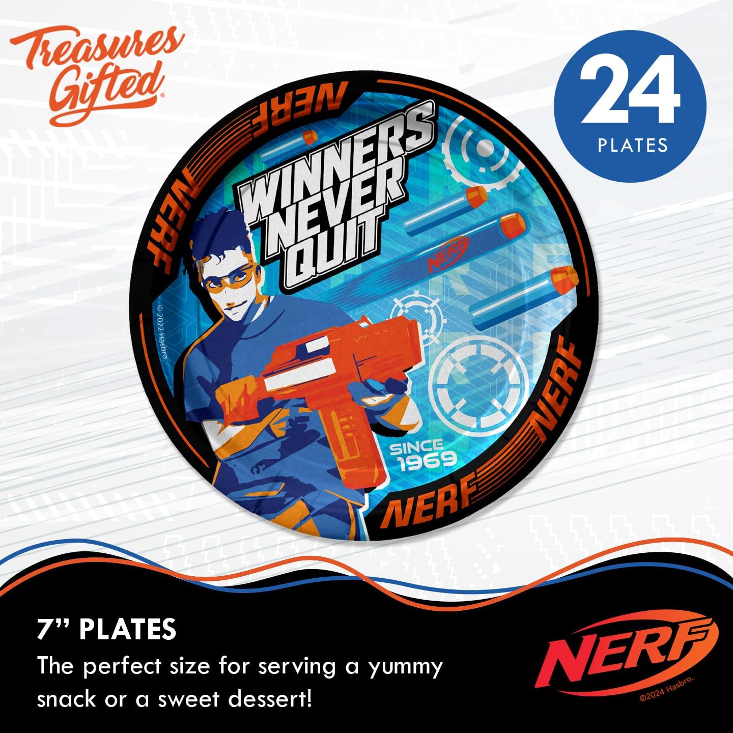 Treasures Gifted Nerf Birthday Party Pack for 24 Guests