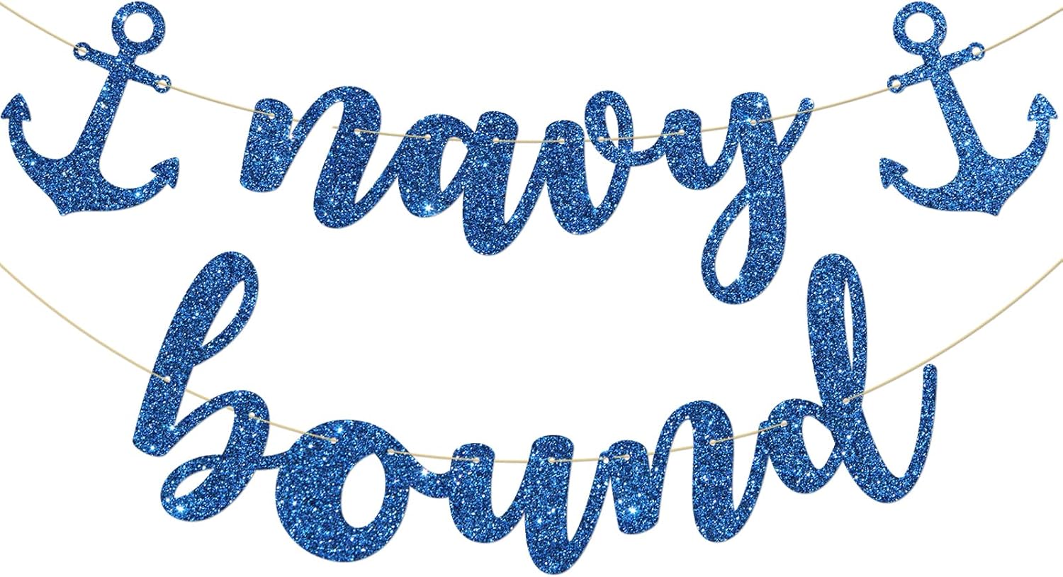 Navy Bound Banner for Military Party Decorations