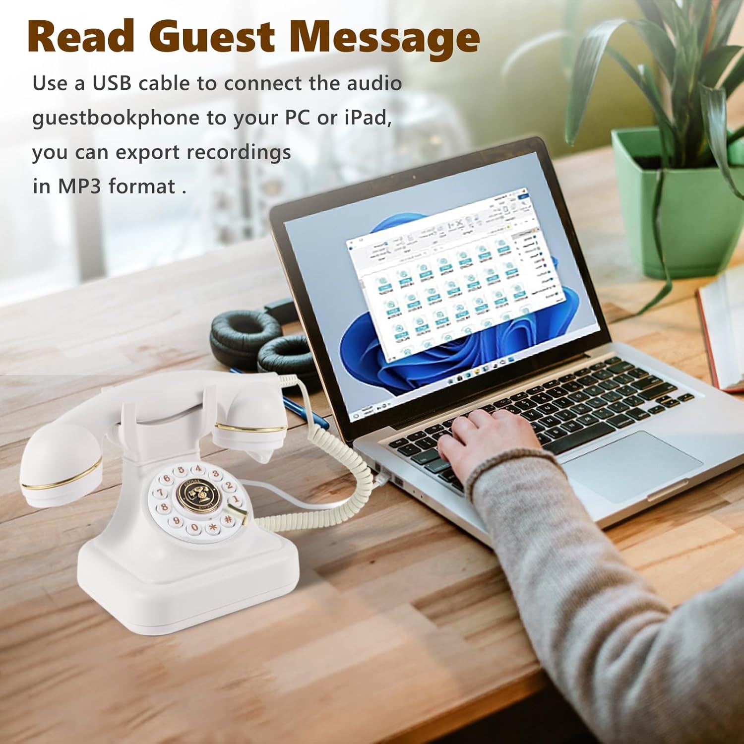 Audio Guest Book Wedding Phone for Memories