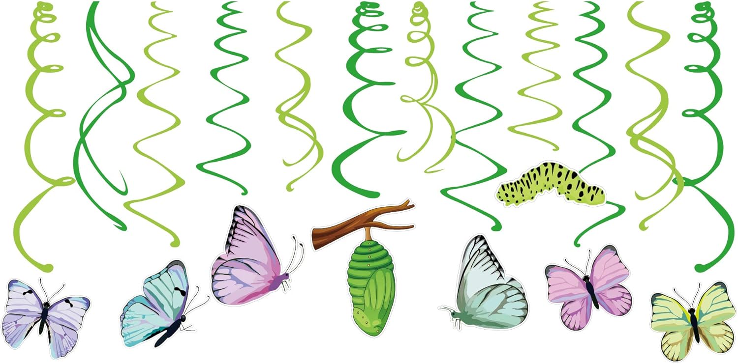CC HOME 15Pcs Butterfly Party Decorations