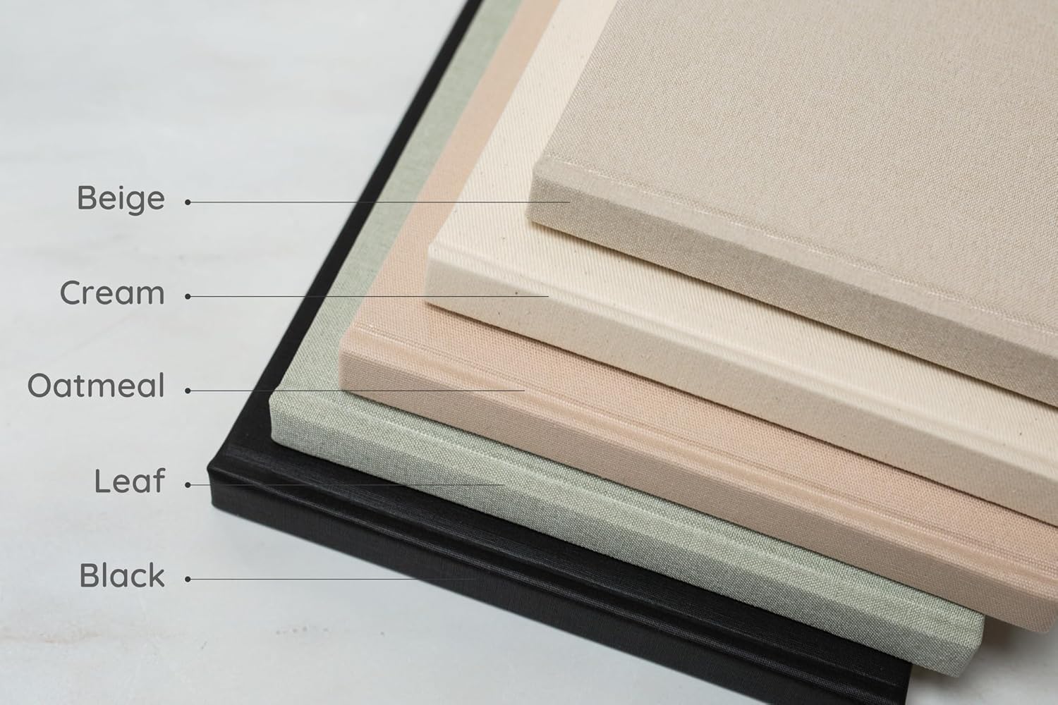 Personalized Linen Guest Book for Wedding Ceremony