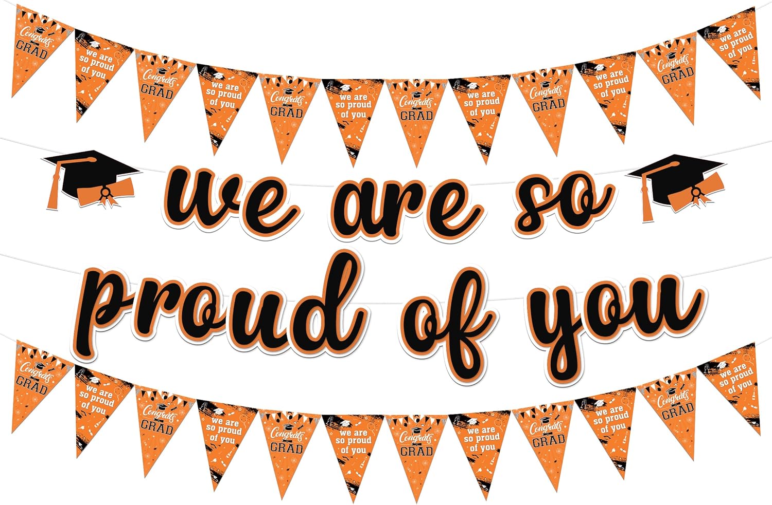 We Are So Proud of You Graduation Banner Set 2025