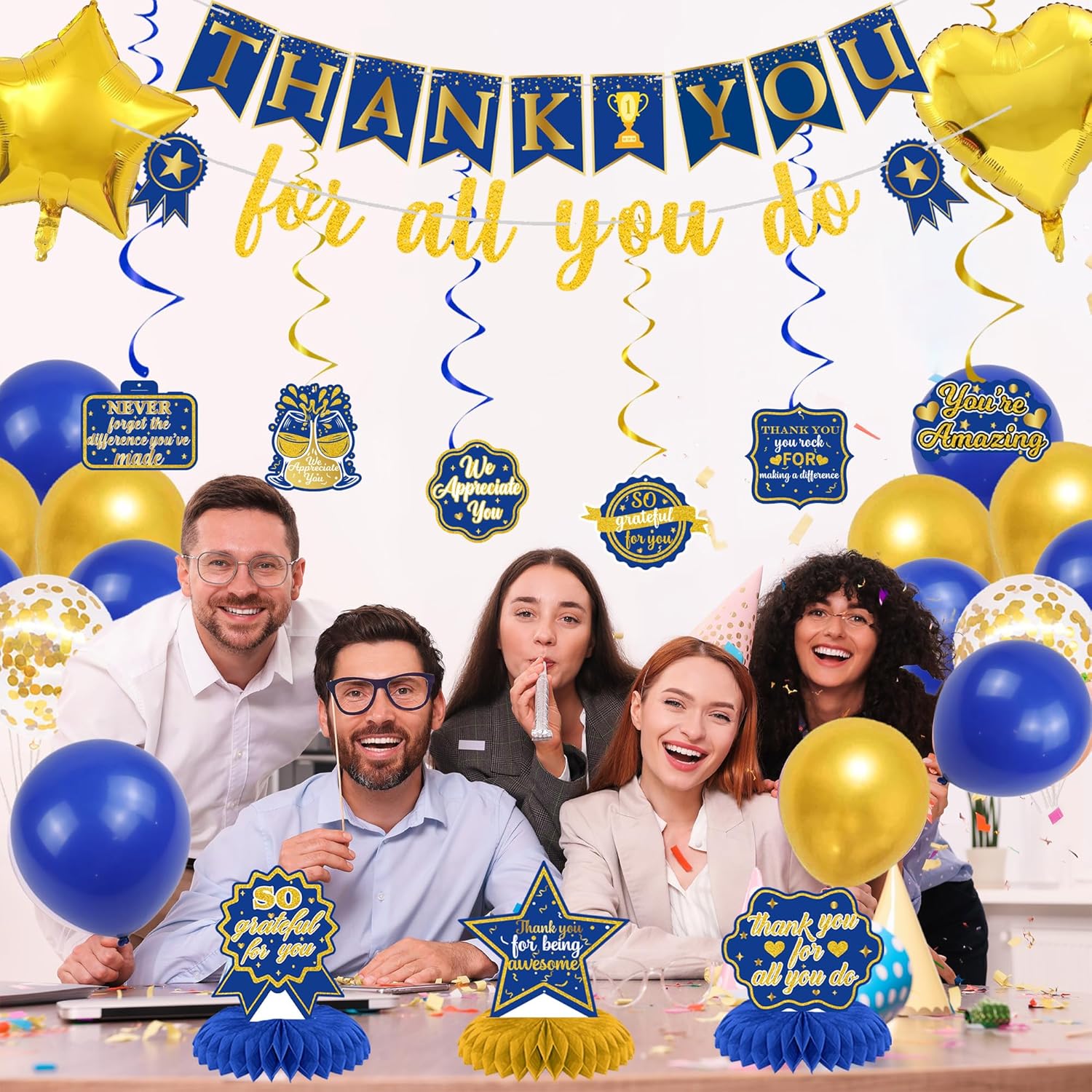 Vlipoeasn We Appreciate You Decorations Set