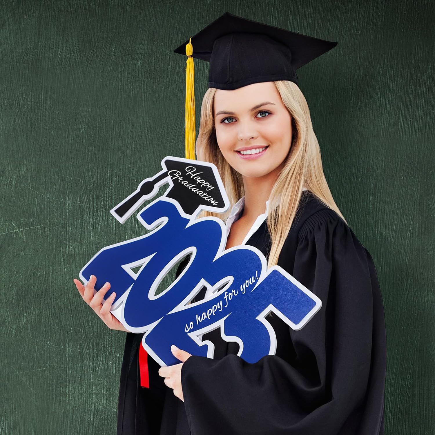 2025 Graduation Guest Book Sign Wood Board Party Decor