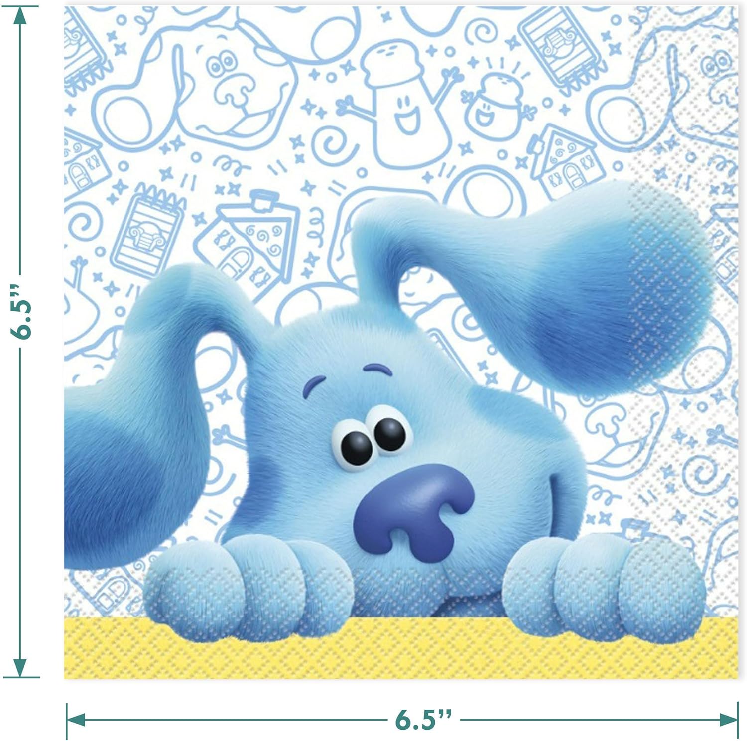 Blues Clues Birthday Party Round Plates and Napkins Set