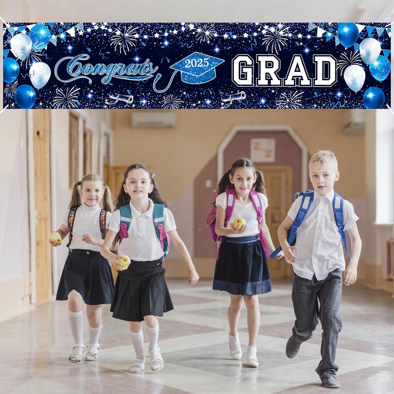Jobkoo 2025 Graduation Banner for Grad Party Decorations