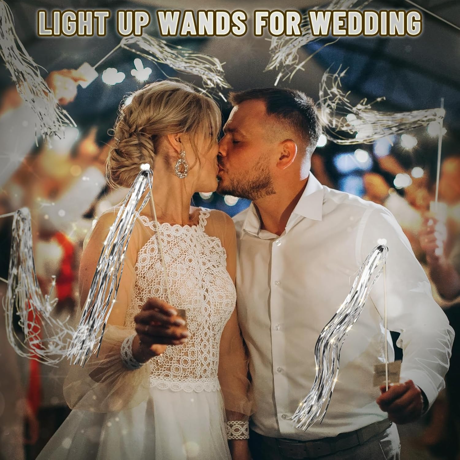 100 PCS Wedding Wands with LED Lights