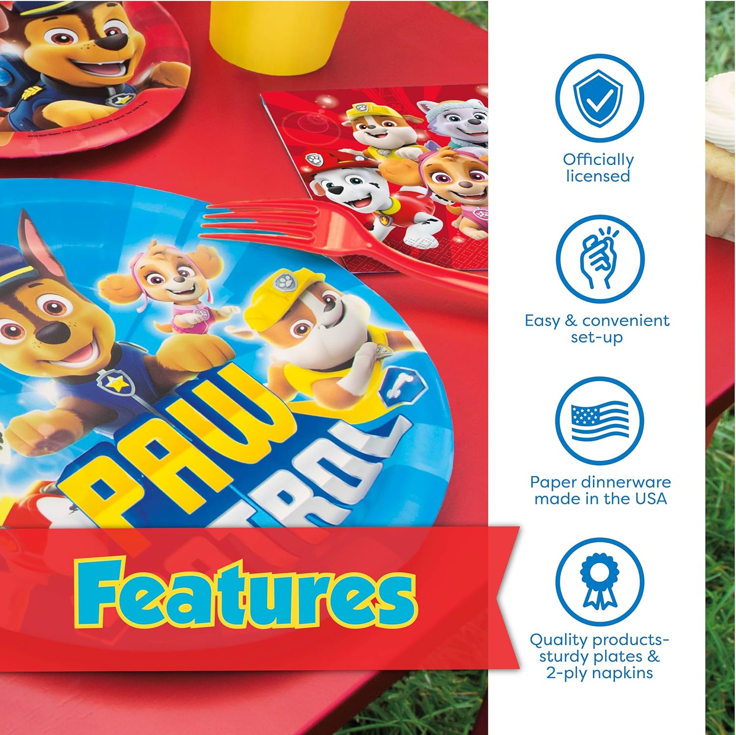 Paw Patrol Birthday Decorations for 16 Guests