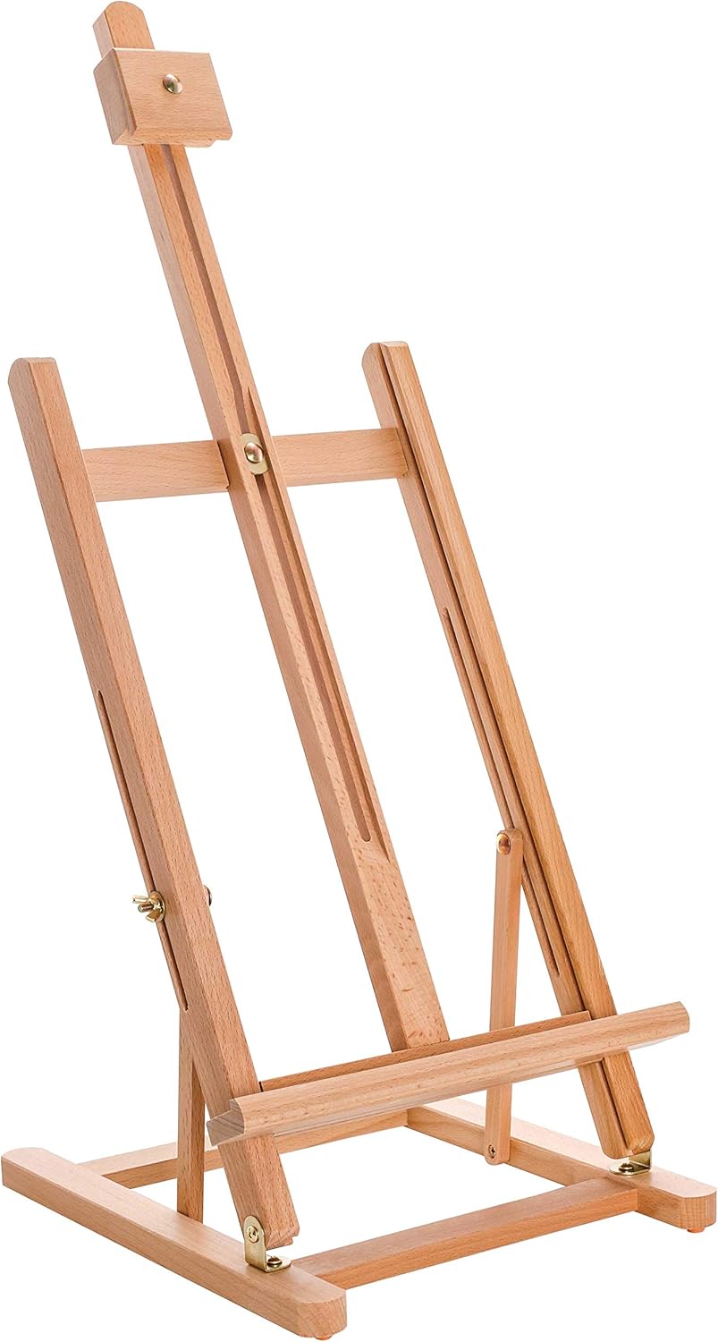 Us Art Supply 38 High Wooden H Frame Easel for Painting