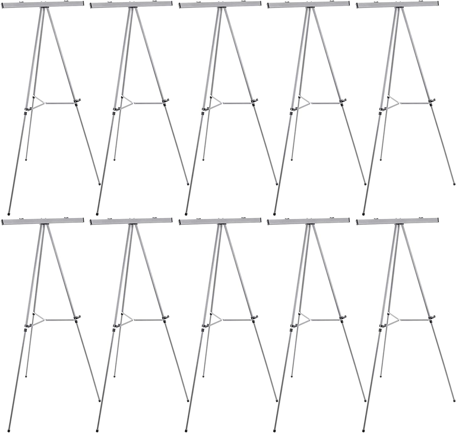 US Art Supply 66 High Flip Chart Stand 10 Pack