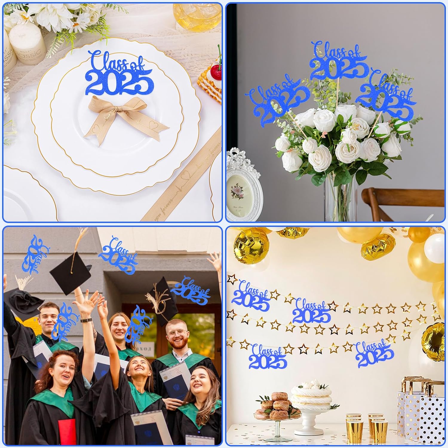 Class of 2025 Graduation Decorations Centerpieces
