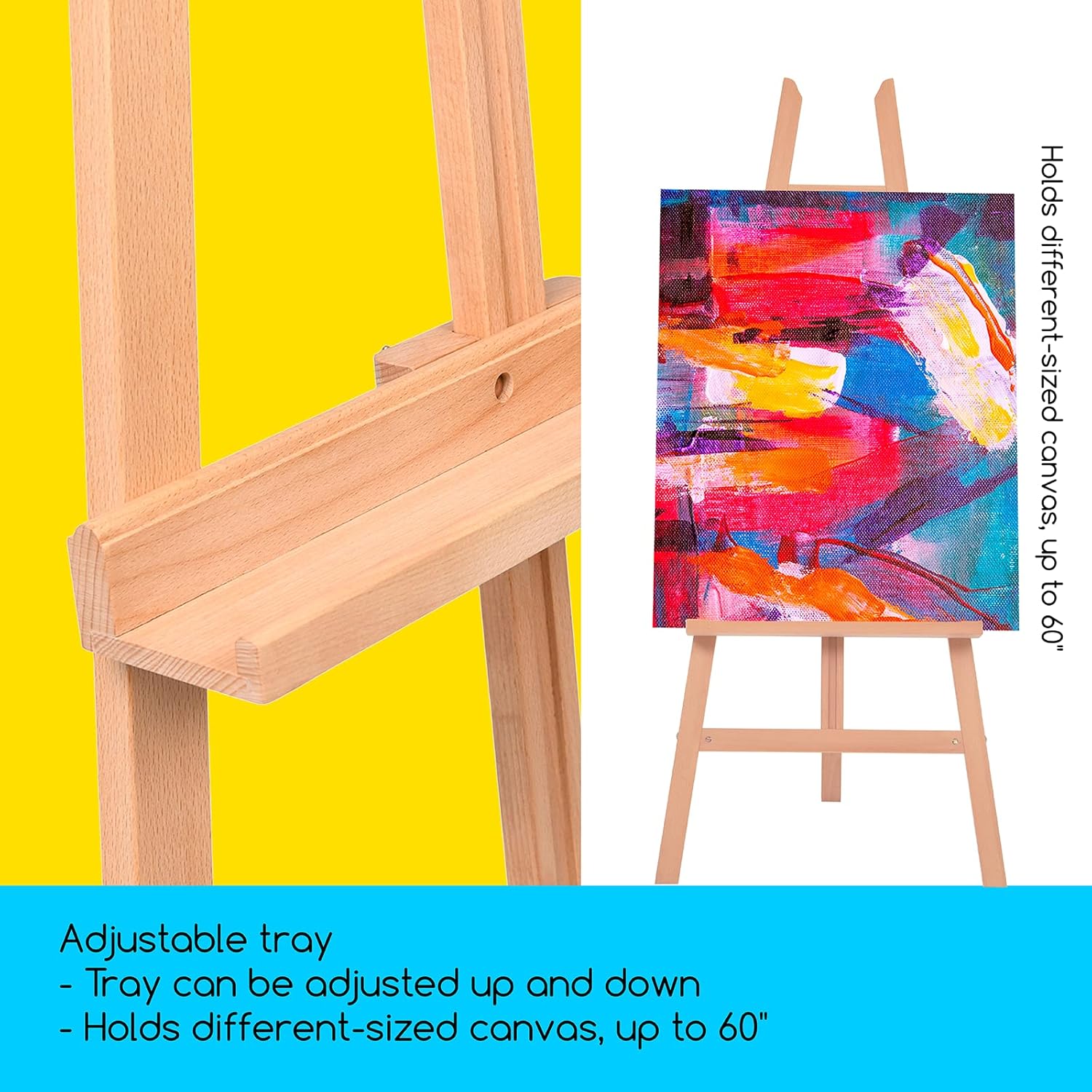 MEEDEN Adjustable Floor Easel Stand for Display