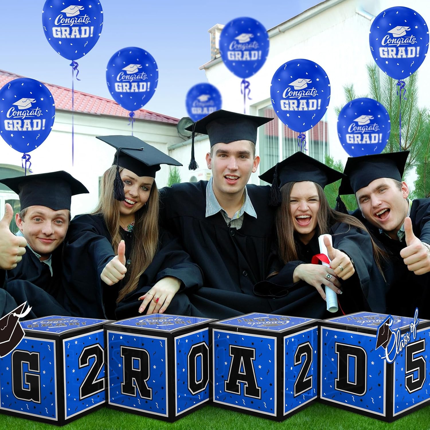 Graduation Decorations 2025 Set - So Proud of You