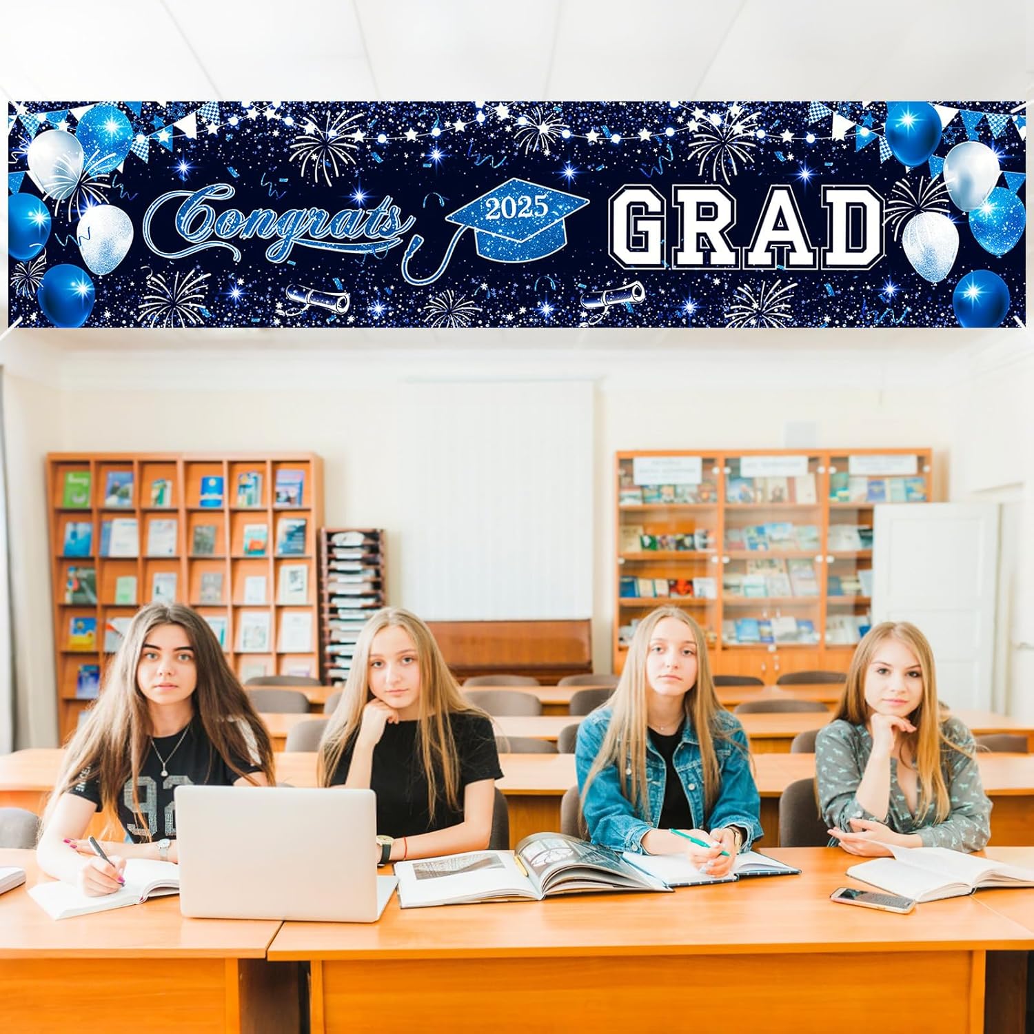 Jobkoo 2025 Graduation Banner for Grad Party Decorations