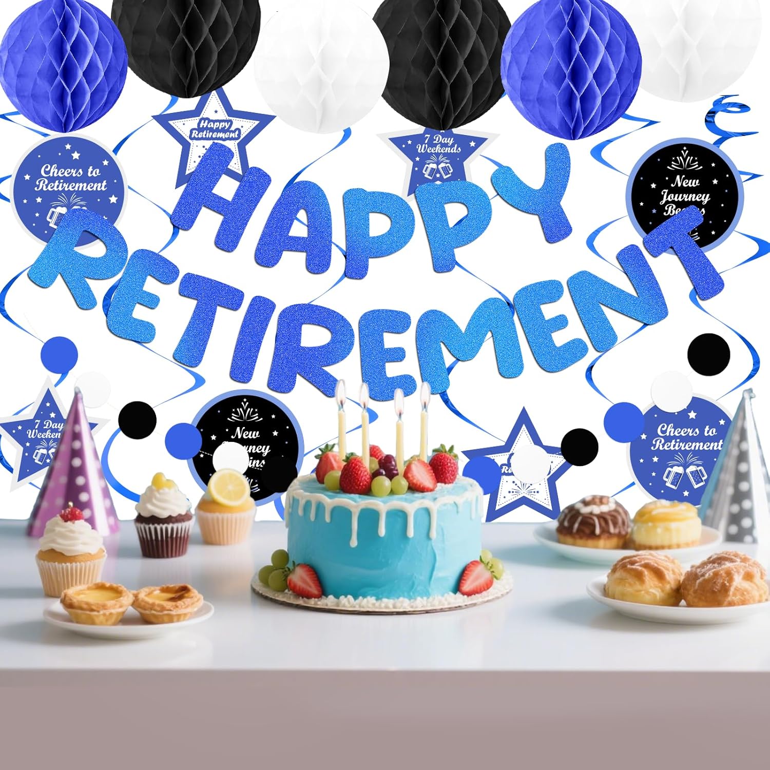 Happy Retirement Party Decorations for Men