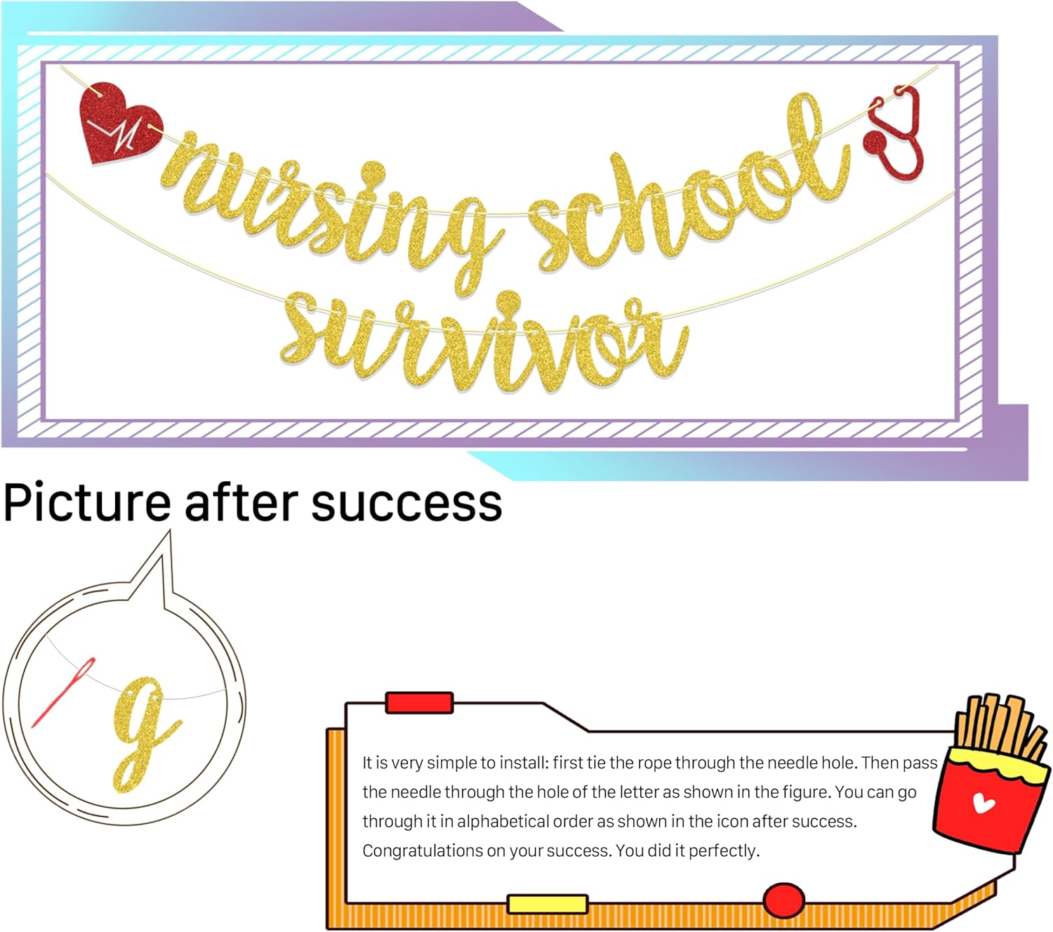 Nursing School Survivor Celebration Banner