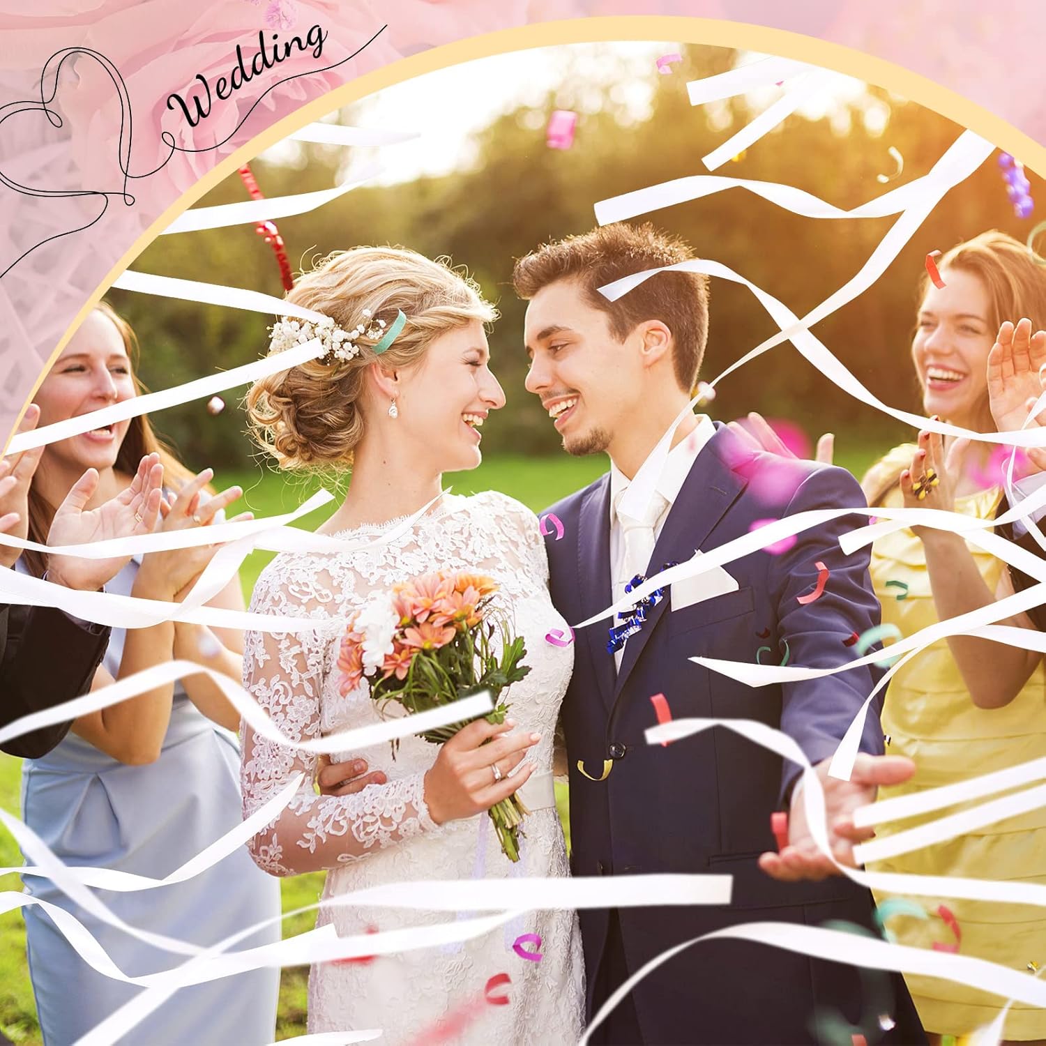 Janinka 100 Set Wedding Wand with Stick and Bell