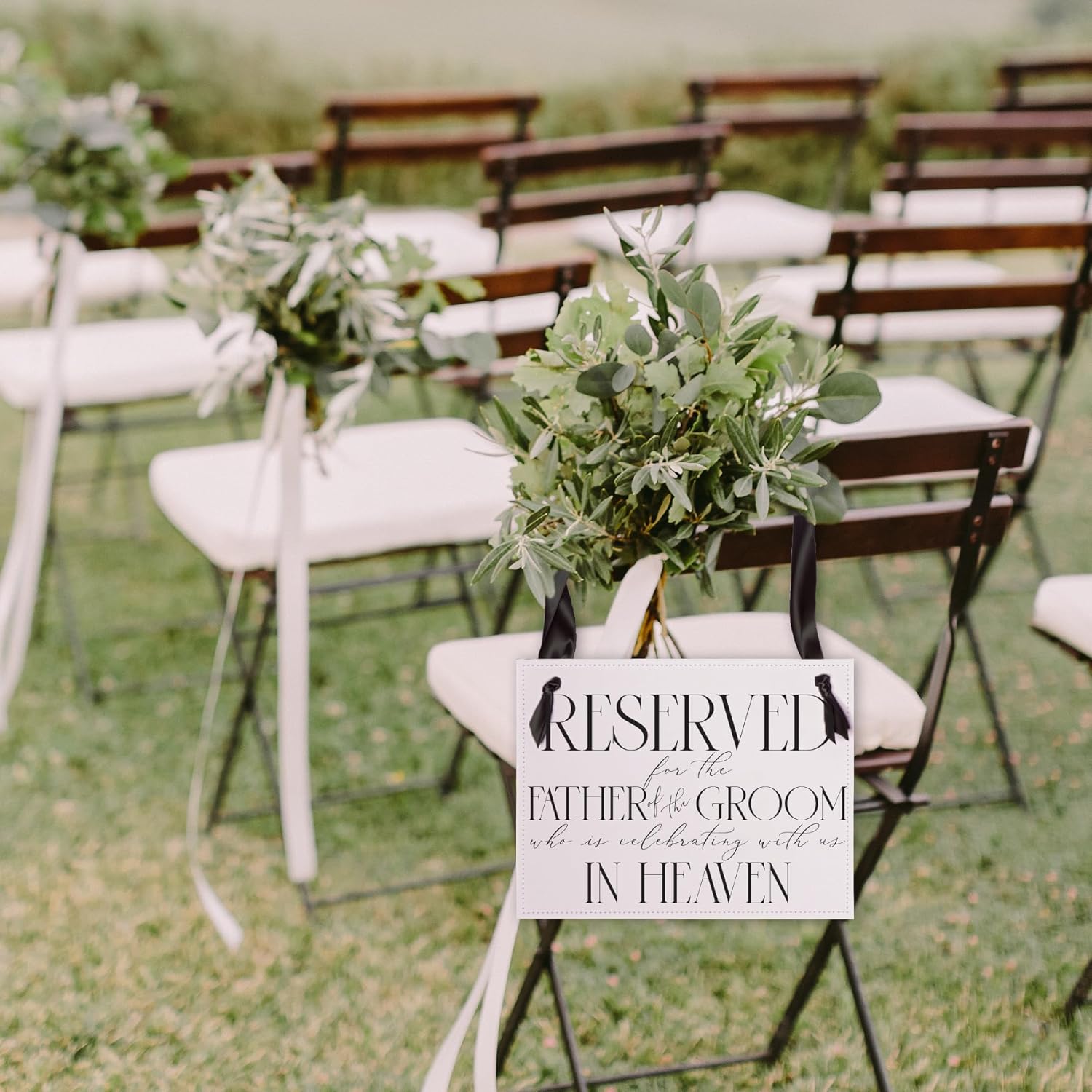 Wedding Memorial Sign for Grooms Dad
