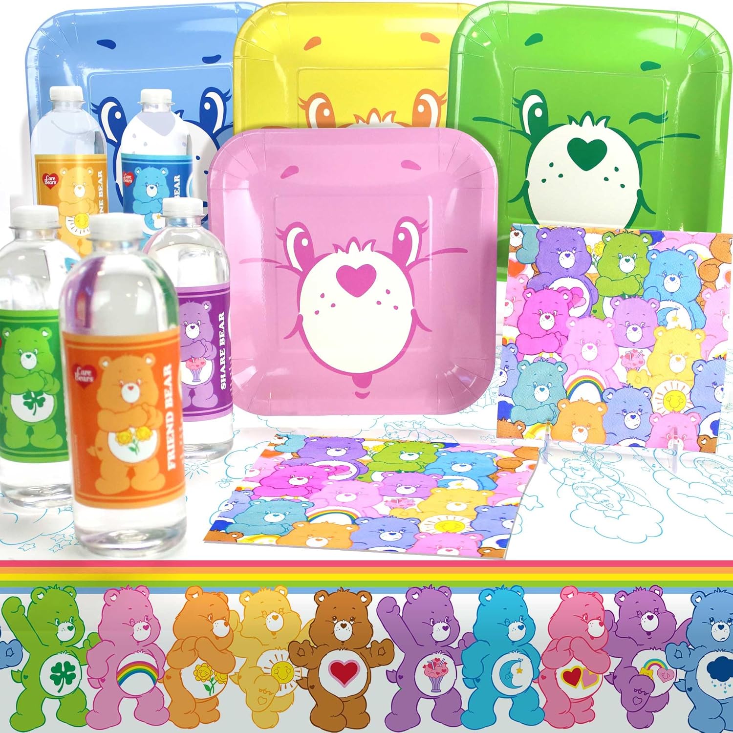 Care Bears Basic Party Pack for 16 Guests