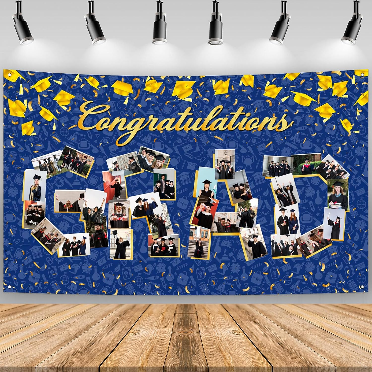 Extra Large Graduation Photo Banner 72x44 Inch