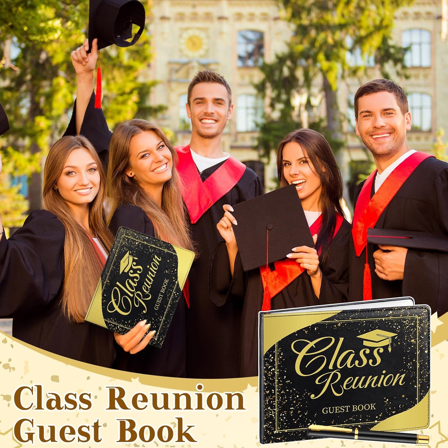 Patelai Class Reunion Guest Book with Pen