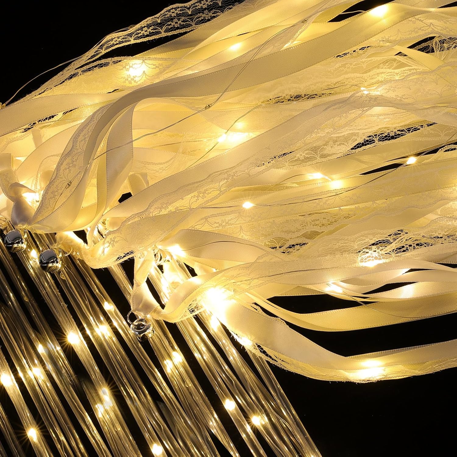 50 Pcs LED Wedding Wands with 3 Flashing Modes
