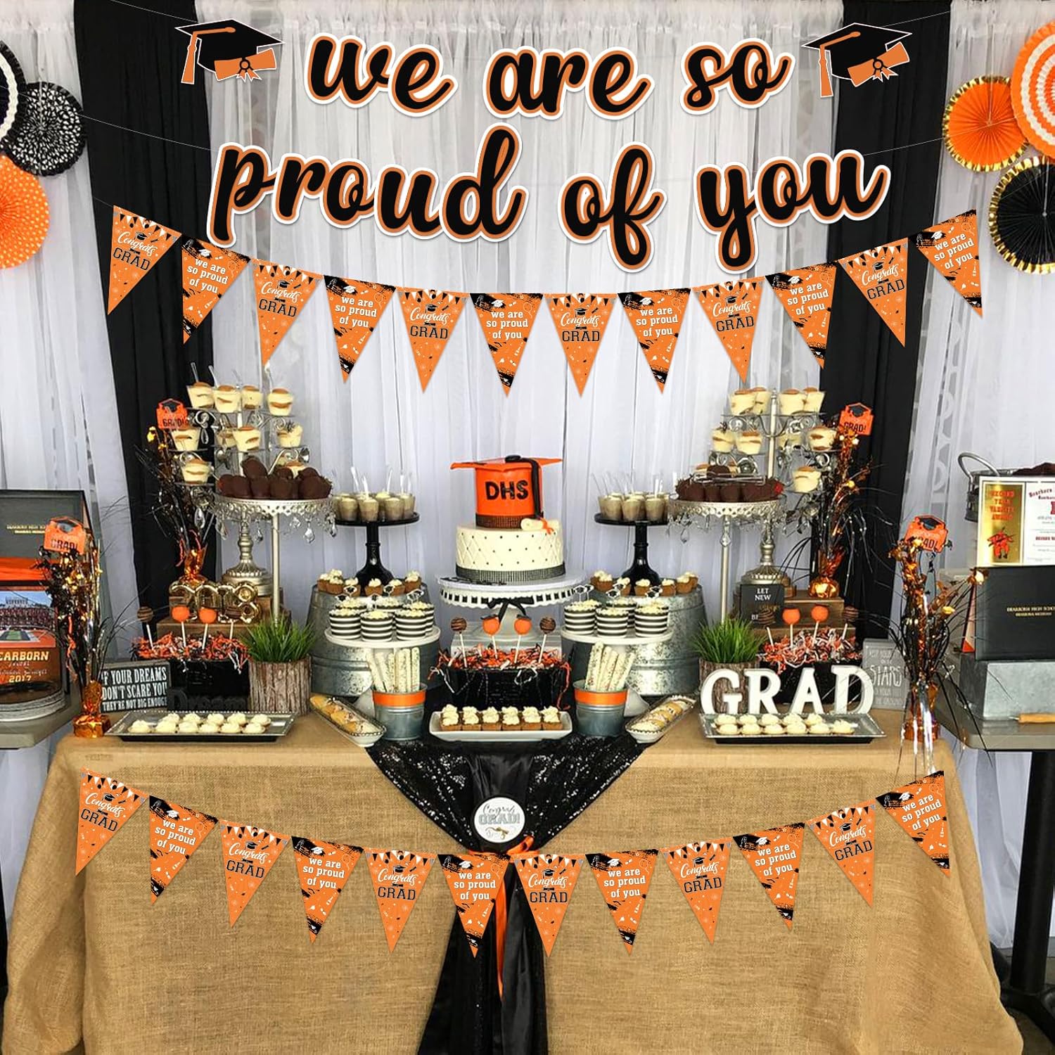 We Are So Proud of You Graduation Banner Set 2025