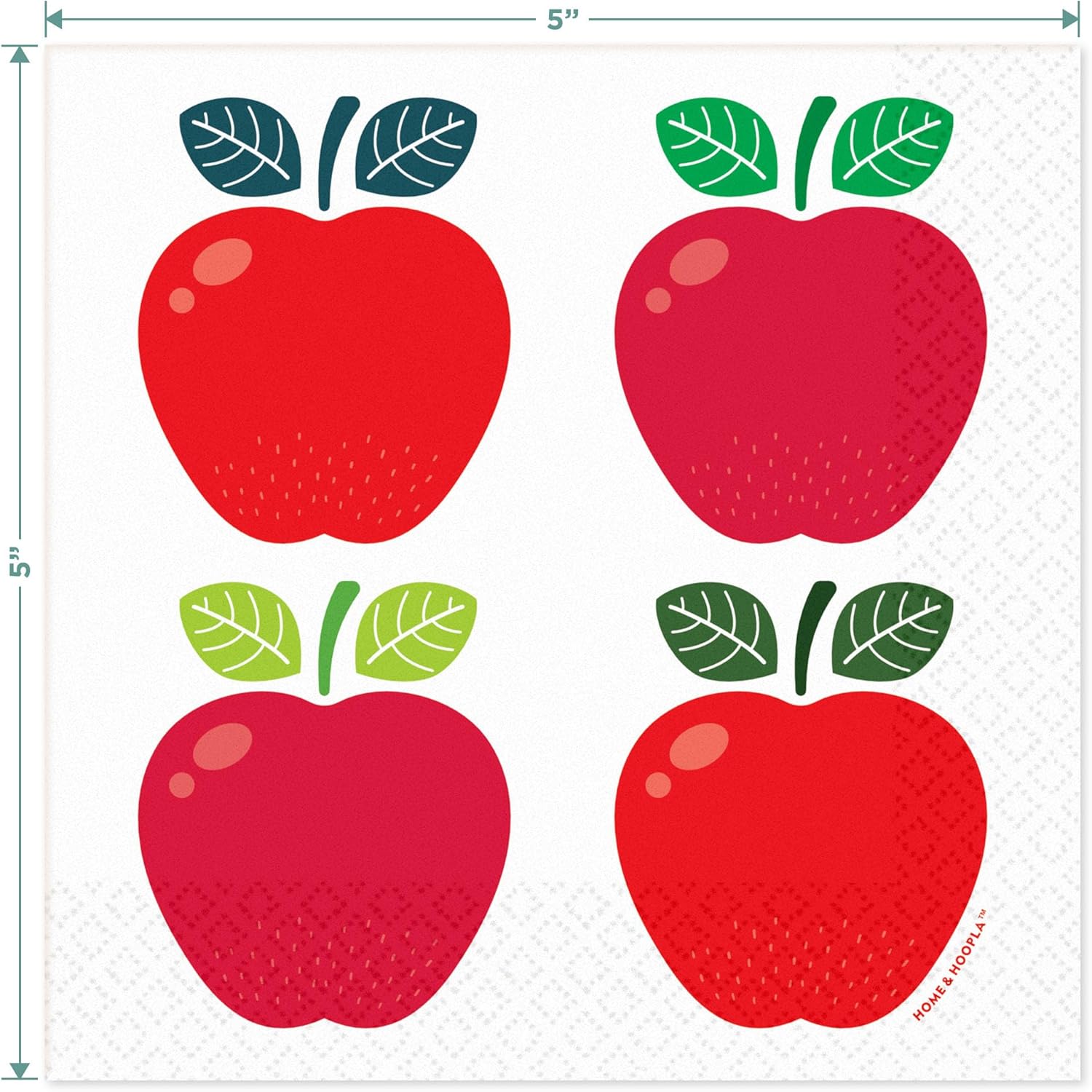 HOME HOOPLA Apple Party Supplies Set