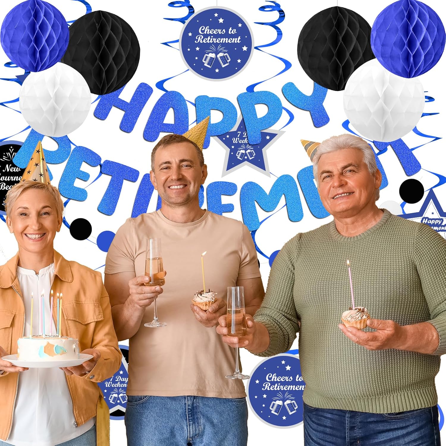 Happy Retirement Party Decorations for Men