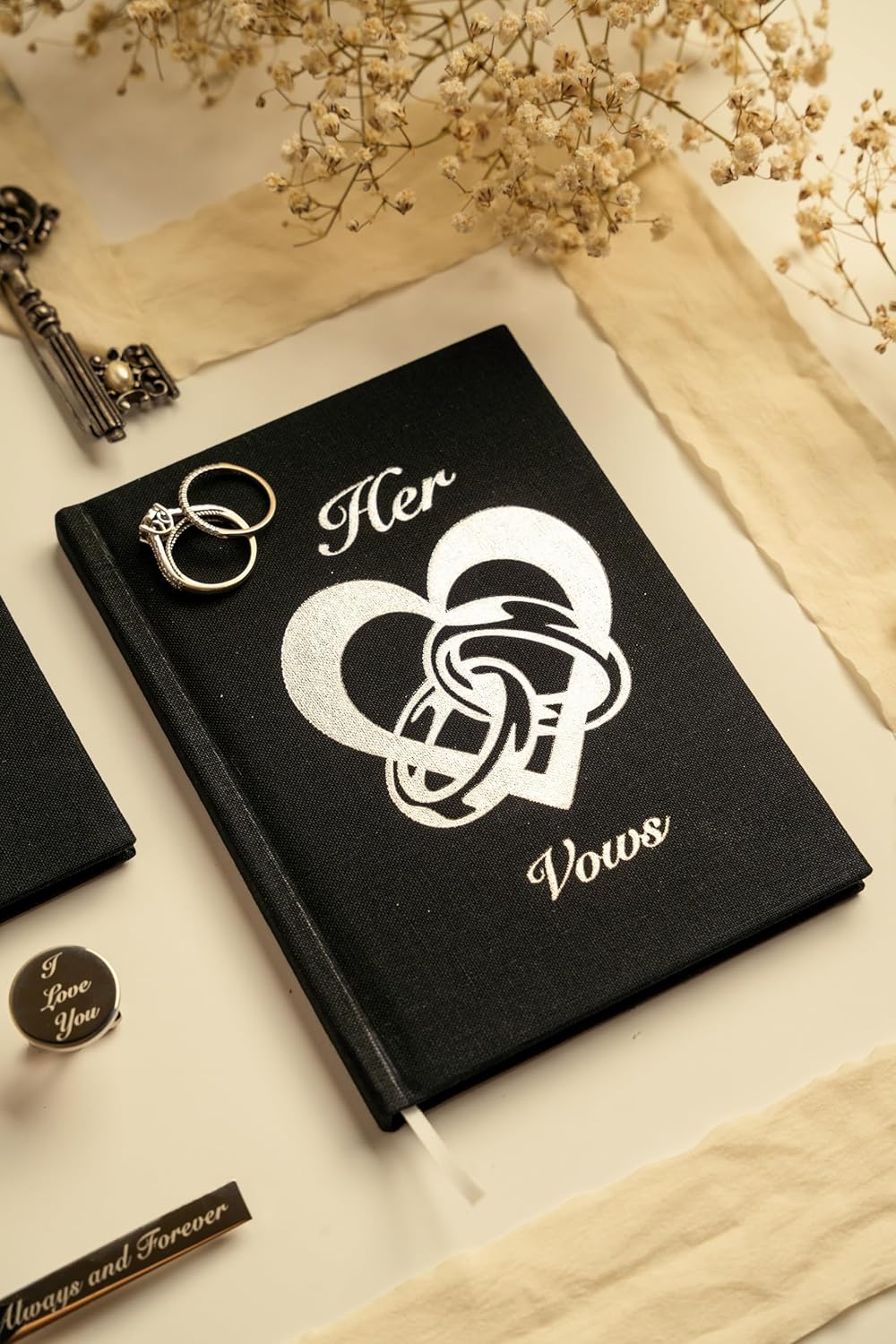 Impress Vow Books His and Hers Wedding Linen