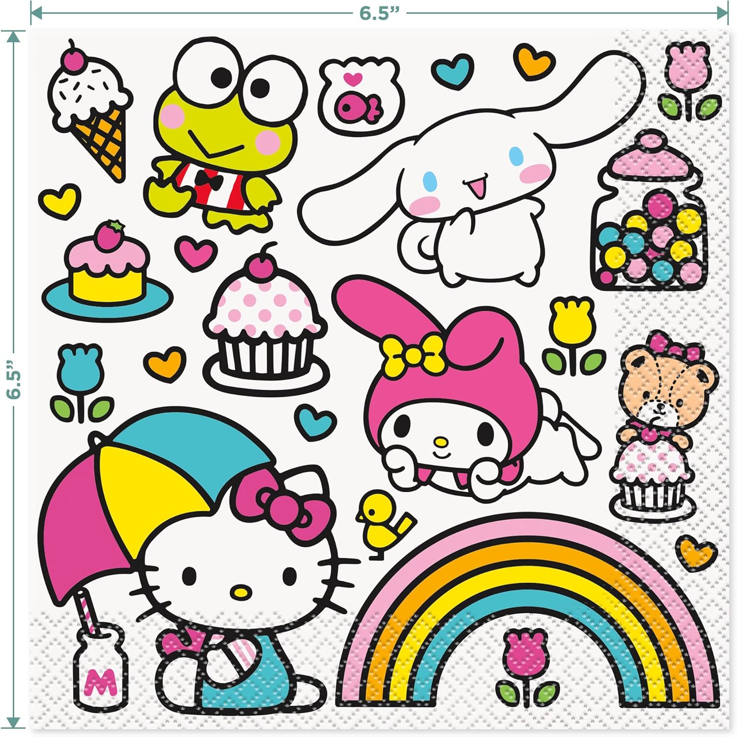 HOME HOOPLA Hello Kitty Party Dessert Set