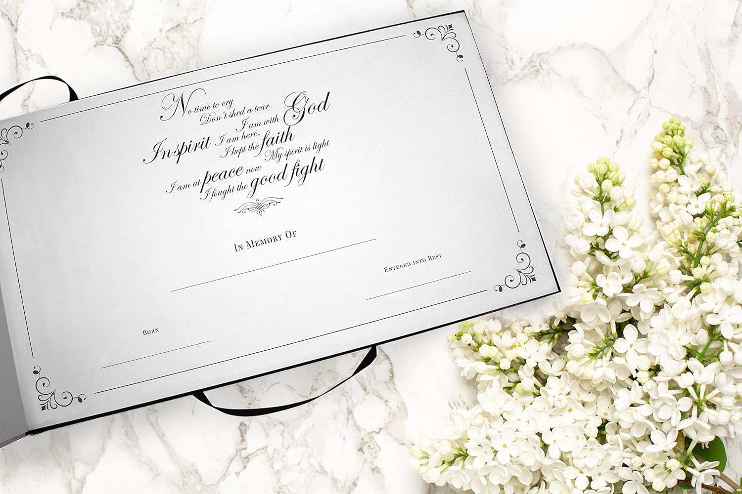 Commemorative Cremation Urns with American Flag Photo Guest Book