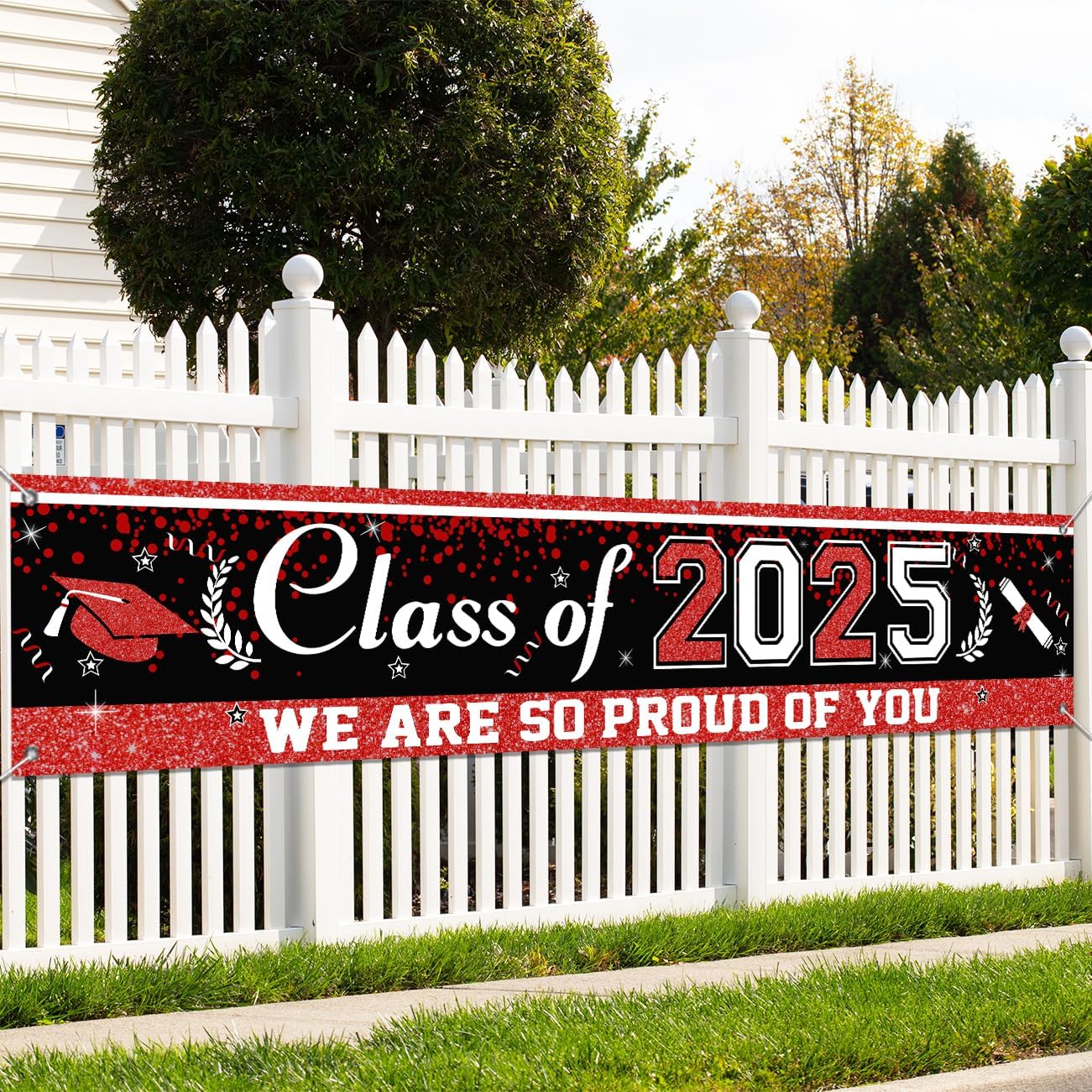 Class Of 2025 Graduation Banner 118x24 Inch