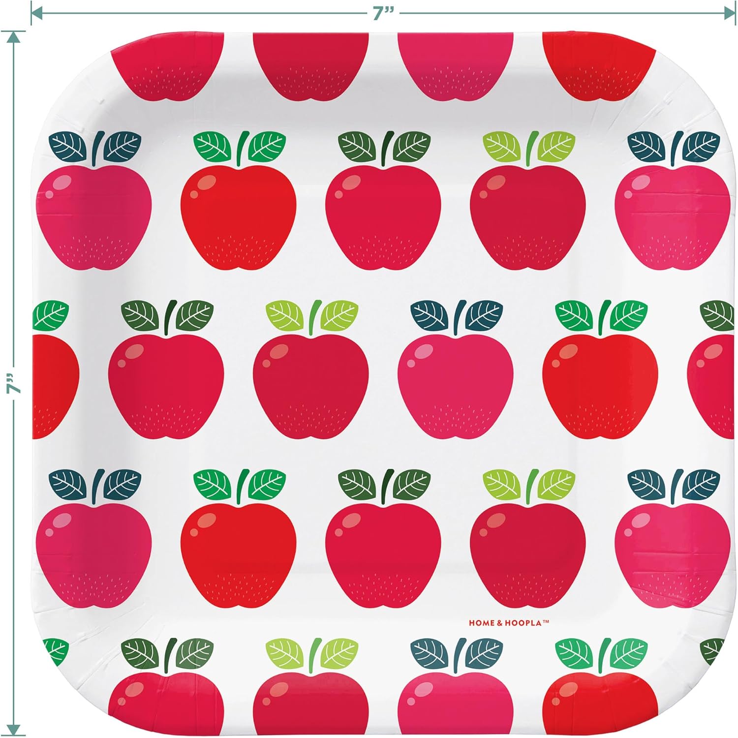 HOME HOOPLA Apple Party Supplies Set