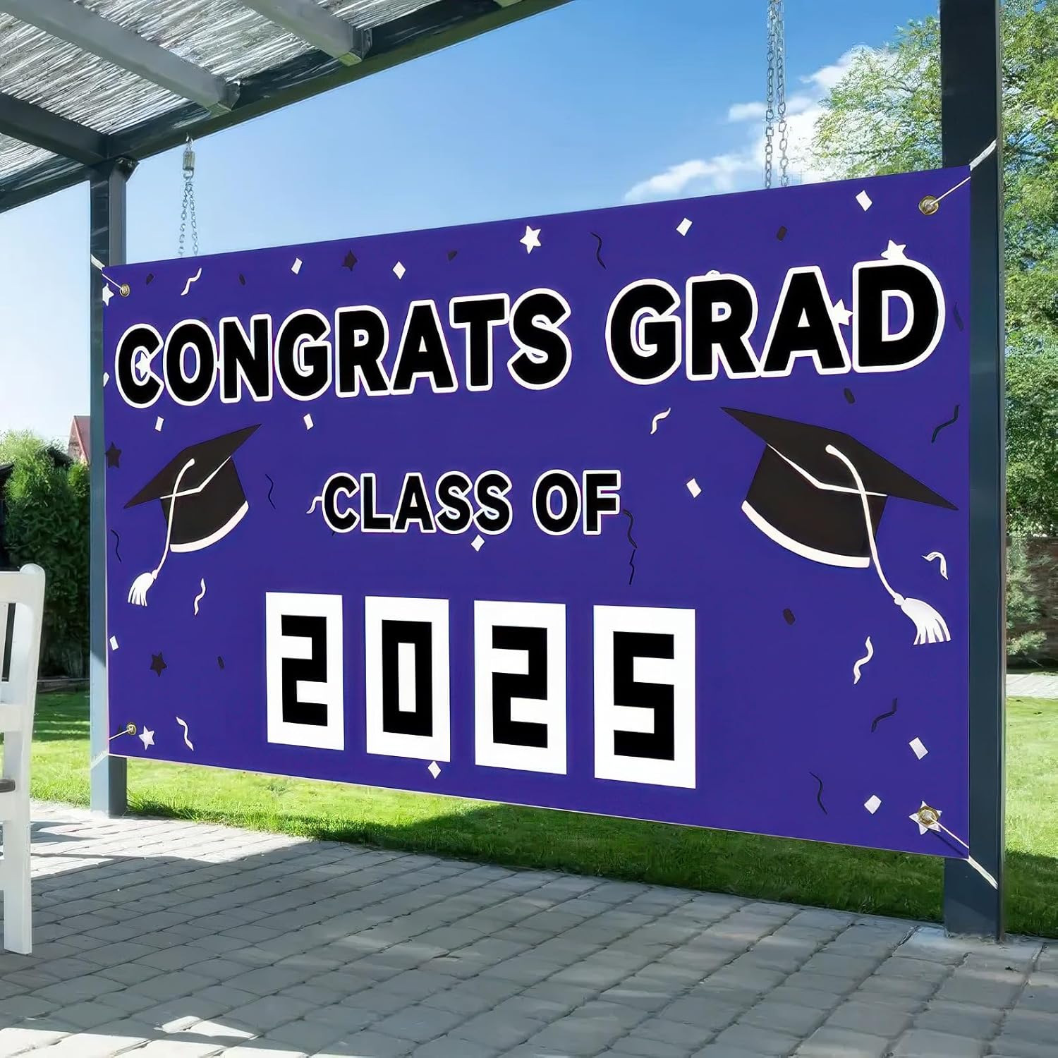 Graduation Banner Outdoor Decor 71x43 Inches