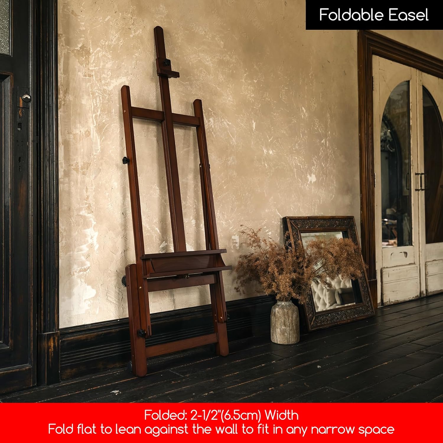 MEEDEN Adjustable H Frame Easel for Large Canvas