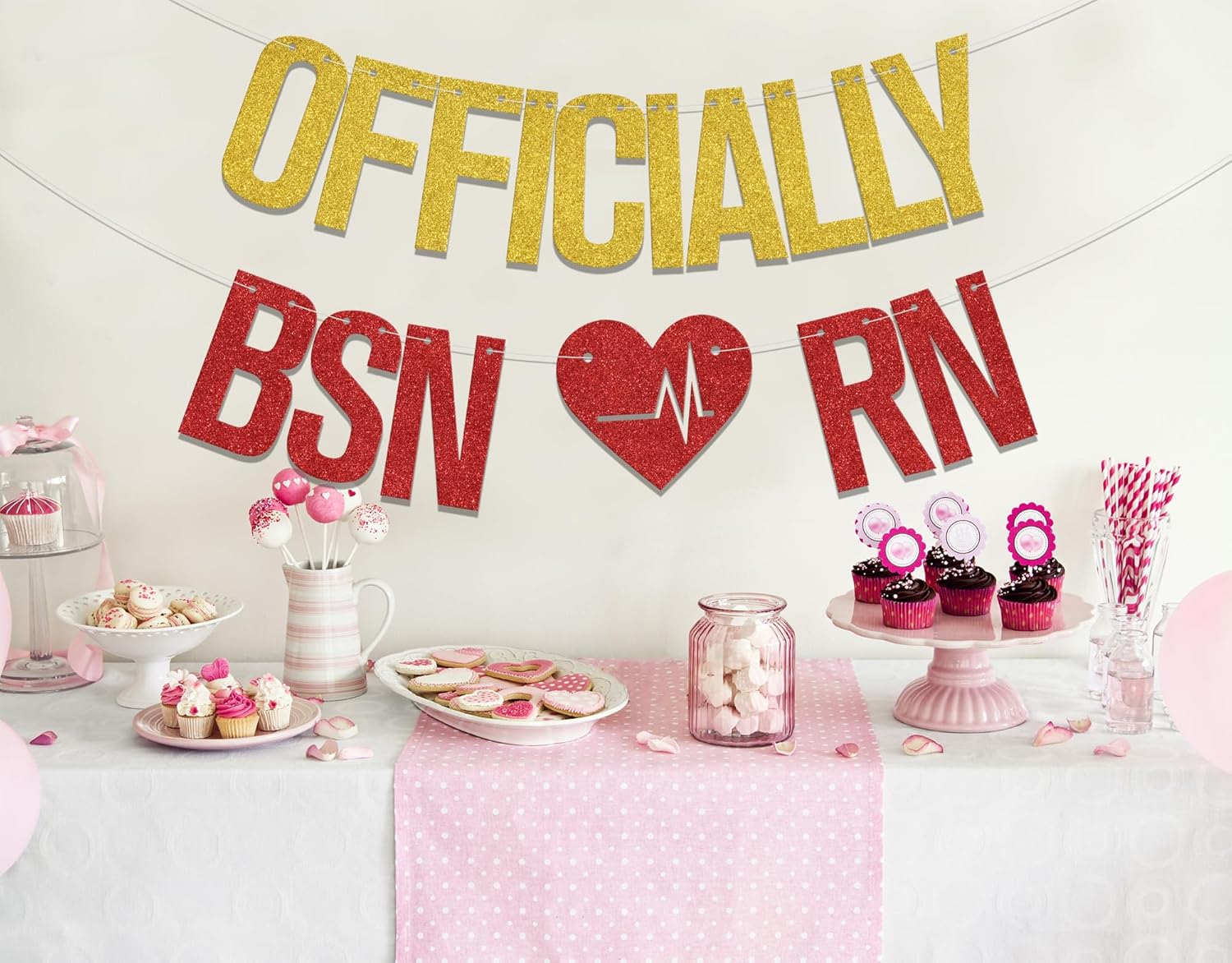 Officially BSN RN Banner 2025 Graduation Decor