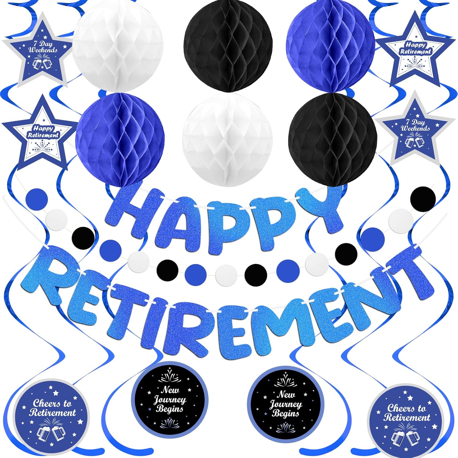 Happy Retirement Party Decorations for Men