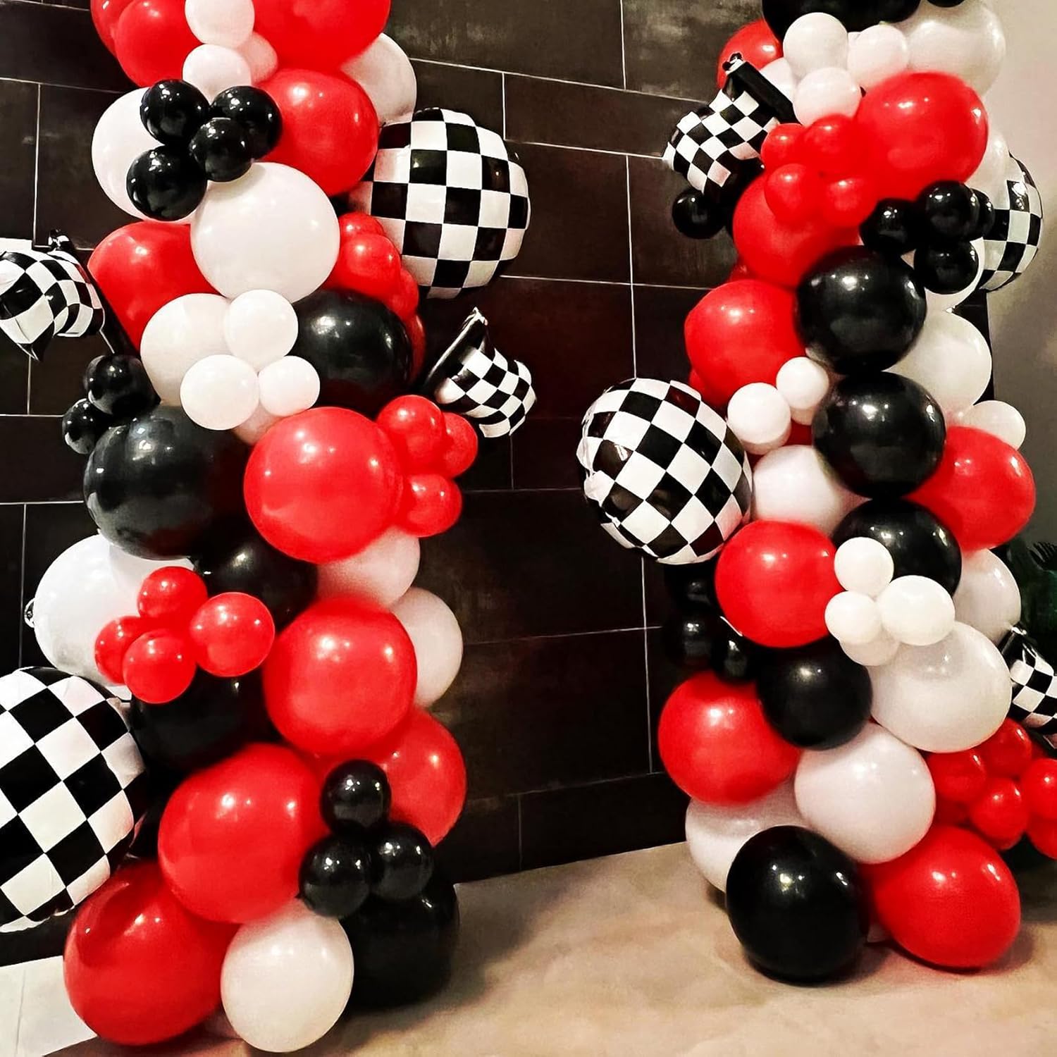 Racing Car Balloon Halloween Decor Set