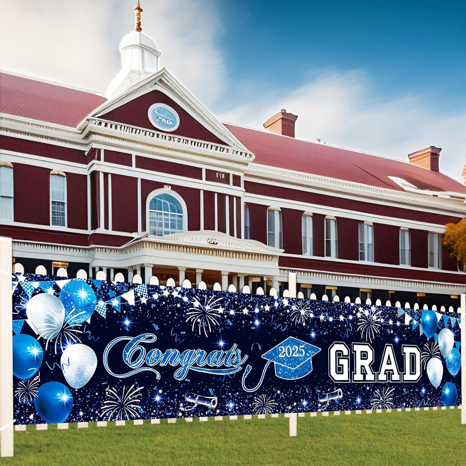 Jobkoo 2025 Graduation Banner for Grad Party Decorations