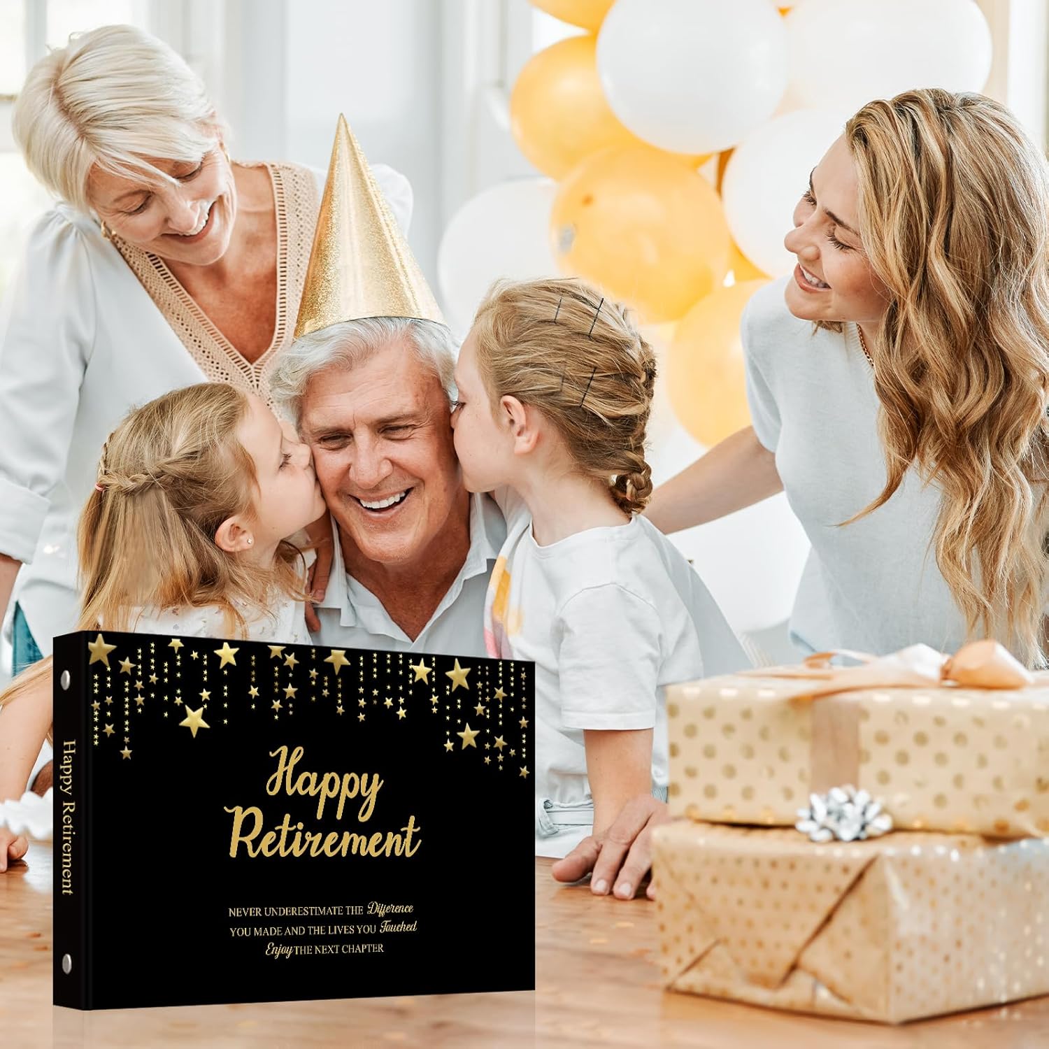 Retirement Guest Book with Signature Pen Set