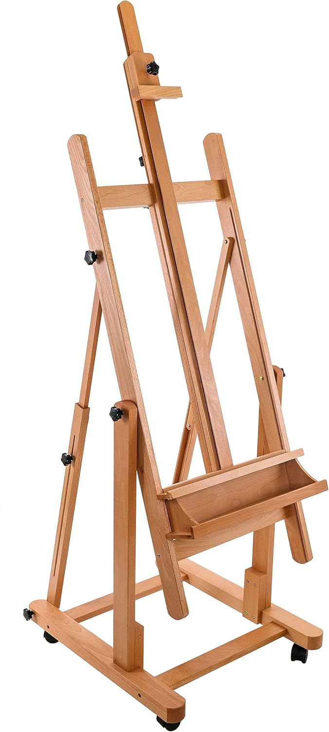 US Art Supply Heavy Duty Extra Large Adjustable H-Frame Easel