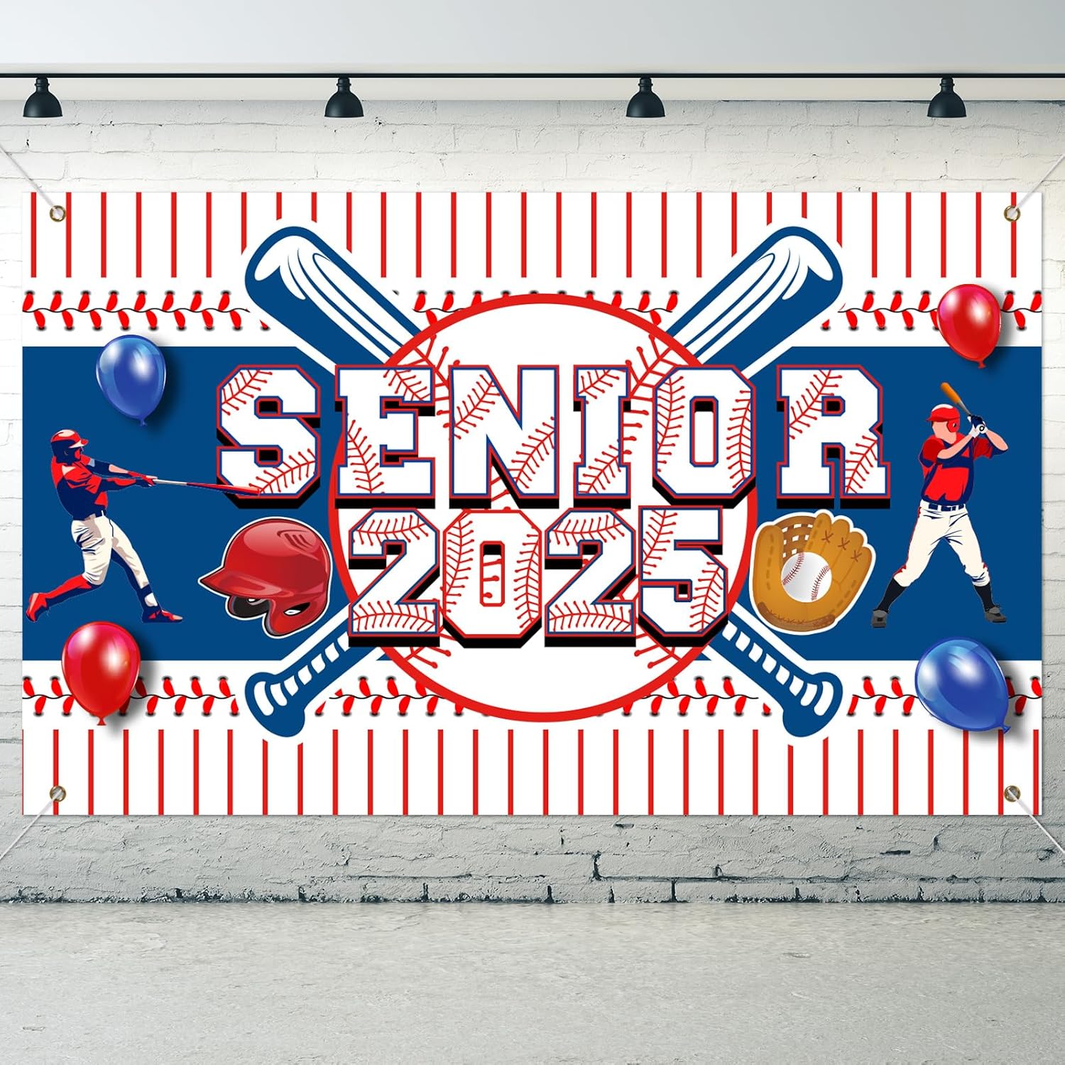 2025 Senior Night Baseball Backdrop Banner